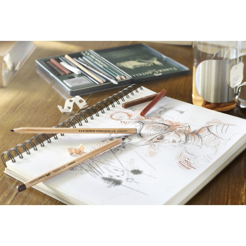 Faber-Castell PITT OIL BASE artist pen, colour 188, 6 pieces